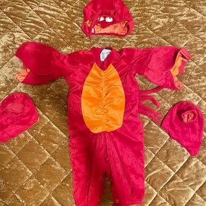 Infant Lobster Sebastian Halloween Costume 6-12 months